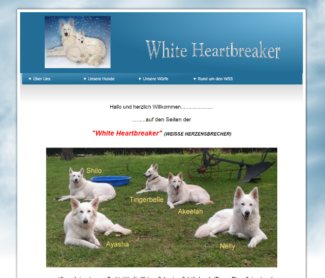Zuchtstätte of white Heartbreaker